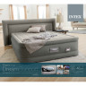 Надувная кровать INTEX Dream Support AirBed 64770, 152×203×46 см, встроенный насос 220V